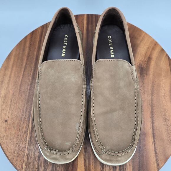 Cole Haan Shoes Mens 8M Brown Suede Leather Dalton 2 Gore Slip On Casual Loafers main image 5